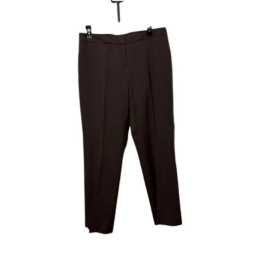 Vintage Pendleton Virgin Wool Trousers - Dark Chocolate Brown size 8 1990’s pant